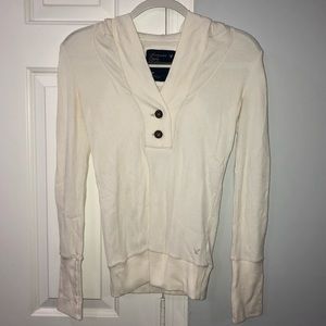 Long sleeve with hoodie